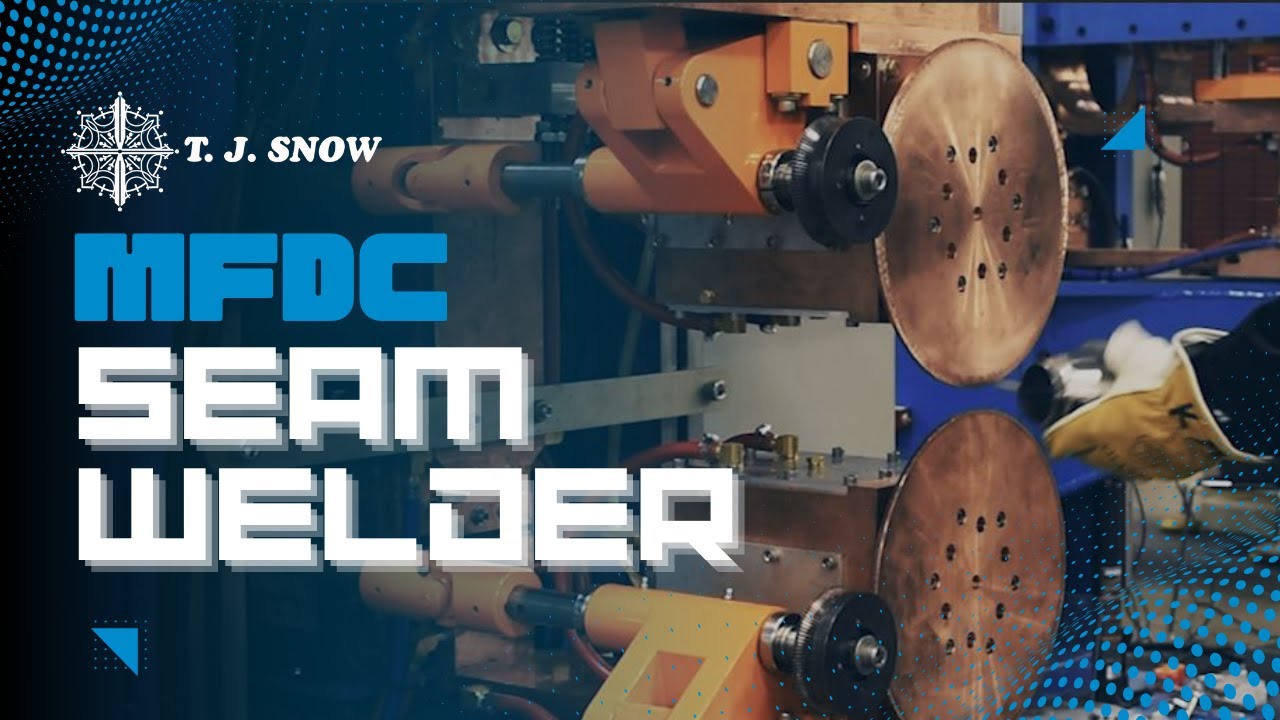 Custom Mfdc Seam Welder Seam Welding Demo Tj Snow Youtube