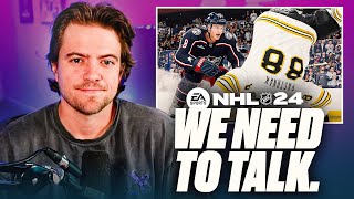 WE NEED TO TALK ABOUT NHL 24... *HUT GAMEPLAY*