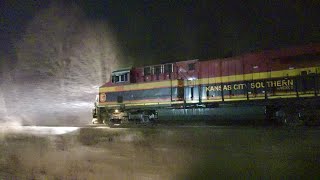 Chasing NS 4002 Flamethrower In The Snow! BNSF Engines On Fast NS Train! CSX Train w DPU Alright!