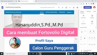 Cara membuat Portofolio Digital Calon Guru Penggerak