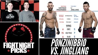 UFC Fight Night: Santiago Ponzinibbio vs Li Jingliang Prediction