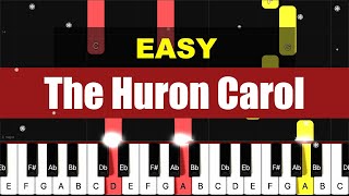 [Christmas Piano Tutorial] The Huron Carol [EASY]