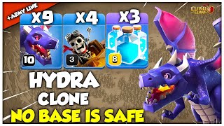 Th15 vs Th16 Attack Strategy DRAGON and DRAGON RIDER with CLONE | Th15 Hydra Clone | COC