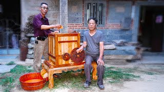 Making a Wooden Mill Machine Only Because A Local Specialty?