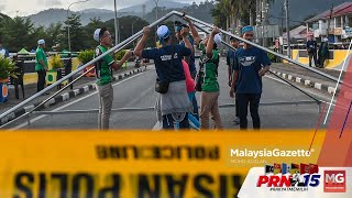 PRN15 : Suasana Penamaan Calon Di Pejabat Daerah Dan Tanah Sik