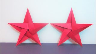 Cómo hacer una estrella de papel a origami paso a paso