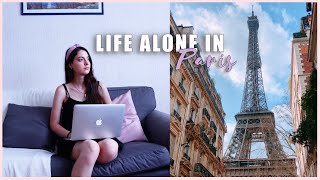 Living Alone in Paris | empty Paris, IKEA Haul & settling in VLOG 🍃