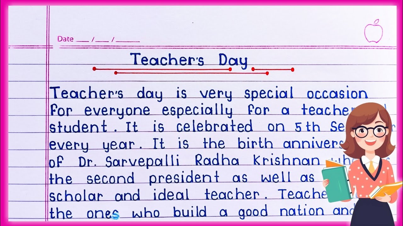 Essay On Teacher S Day In English Teacher S Day Essay Writing