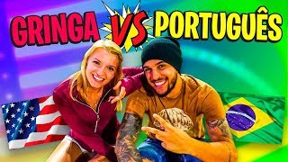 GRINGA VS. BRASILEIRO! DESAFIO DA PRONÚNCIA COM LUCAS LIRA E BRUNA!😂