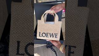 The Perfect summer bag 🤍 #fashion #loewe #unboxing #luxuryunboxing