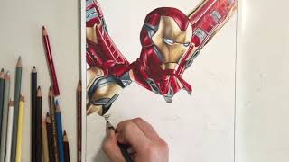 Avengers Endgame  Iron Man New Suit  Drawing  Marvel 480p\How to Draw IRON MAN (Avengers: Endgame)