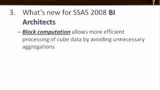 New Features in SQL Server 2008 Analysis Services
