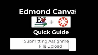 Submitting Assignments: File Upload Canvas Student App