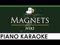 NIKI - Magnets - LOWER Key (Piano Karaoke Instrumental)