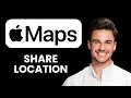 NEW! How to Share Location from Apple Maps (2025) 📍 | Easy Guide to Send Your Location