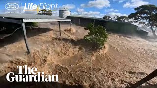 Dramatic helicopter rescues amid NSW floods