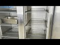 GN size upright chiller and freezer