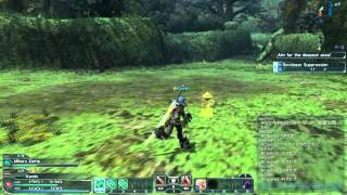 PSO2 Beta RockBear (Free Forest Mission)