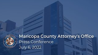 July 6, 2022 Press Conference | Operation Gun Crime Crackdown