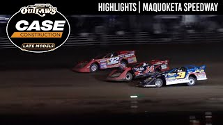 World of Outlaws CASE Construction Late Models | Maquoketa Speedway | August 17, 2024 | HIGHLIGHTS