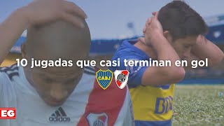 🎥10 JUGADAS QUE CASI TERMINAN EN GOL 🔵🟡🔵 ⚪️🔴⚪️