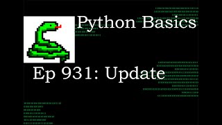 Python Basics Tutorial Update 10-11-21