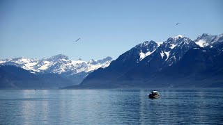 Lac Léman \u0026 Genève/ Lausanne  - 4k drone film -