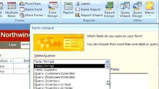 Microsoft Access Tutorial : How to Create a Microsoft Access Form Based on More Than 1 Table
