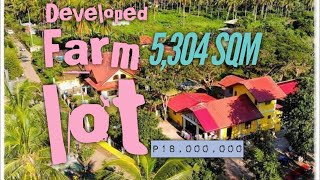 SOLD • 5,304 SQM Developed Farm Lot w/ Swimming Pool #farmlife #retirement @nov9tv