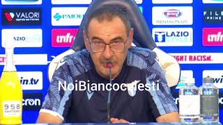 Lazio - Milan 1-2, la conferenza stampa di Sarri: "Arbitraggio a senso unico..."