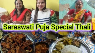 Saraswati Puja Special Thali & Nani Ka Special Hindi👍Nani Rocks😎#vlog #familyvlog #viral #video