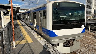 【上野東京ライン直通】1184M 常磐線 E531系K414＋K475編成 普通 品川行 土浦駅3番線 発車 1105-04