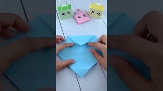 Mini paper bag/#shorts #youtubeshorts #diycrafts #viralvideo #papercraft