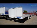 What is a flatbed trailer? 2/3/4 axle 20/40ft air suspension flat deck trailer Flatbed Trailer