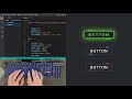 ASMR Programming - Making Modern CSS Glowing Button Hover Effect with Html CSS - No Talking