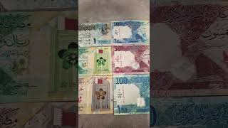 My Qatari Riyals banknotes #Qatar#Riyal#banknote#QAR