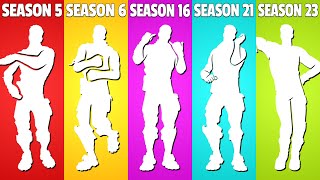 THE BEST FORTNITE EMOTES FROM EVERY SEASON! (Steady, Lunar Party, Running Man)