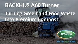 BACKHUS A60 Windrow Turner - Food / Green Waste Compost