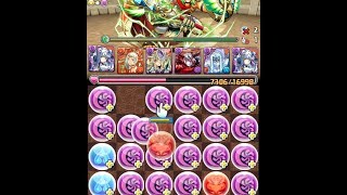 【パズドラ】ヘラクレス降臨！剛戦神地獄級　ハクパ攻略