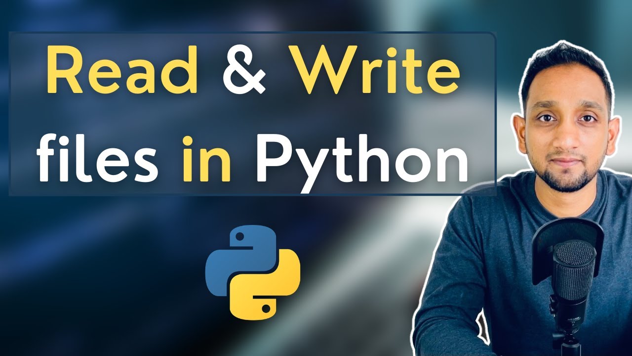 How To Read And Write Files In Python | File Handling Tutorial In Python