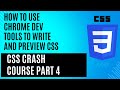 How to Use Chrome Developer Tools to Write Better CSS