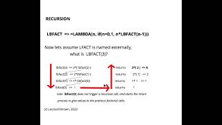 Excel Lambda Recursion 2023-09-15
