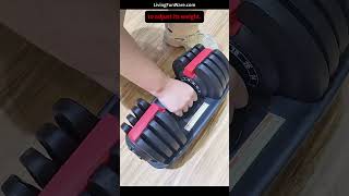 Simple/space-saving/convenient, this is my evaluation of this set of dumbbells.