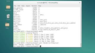 Loading and Removing Kernel Modules