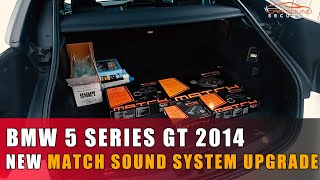 BMW 5 Series GT 2014 Match Sound System Upgrade with DSP(Digital Sound Processor)