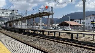 2023/04/09(日) JR田沢湖駅1番線ホーム 11:28入線 6009M 秋田新幹線こまち9号＠秋田行 E6系Z15編成