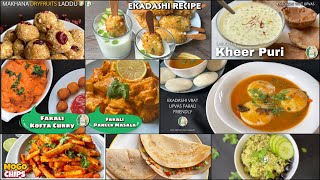 9 Sattvik Vrat Upvas Recipes | The सात्विक Diet | सात्विक भोजन No onion No Garlic Farali Recipes