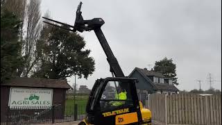 JCB TLT25D TELETRUCK C/W PALLET TINES \u0026 FULLY GLAZED CABIN