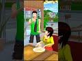 Rina tiga eat and drink 😂#shortvideos #sakuraschoolsimulator #sss #viralreels