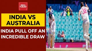 India Vs Australia, 3rd Test Day 5: India Secure Heroic Draw In Sydney, Series Still Level At 1-1